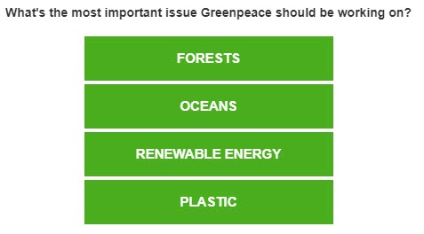 greenpeace survey