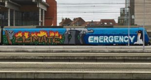 A message to the world #climateemergency #paintedtrains #climatechange #savethep...