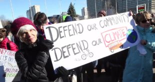 Climate Emergency rally at Ottawa City Hall
