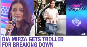Dia Mirza BREAKS DOWN during climate emergency discussion and gets trolled on social media