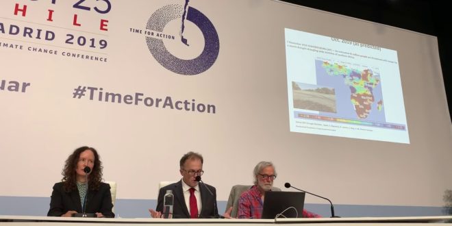 Global Climate Emergency Scientific Justification: COP25 Madrid Press Conference: Part 1 of 2