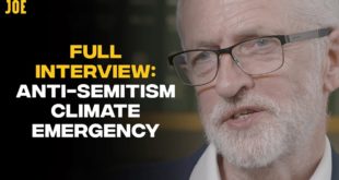Jeremy Corbyn denounces anti-Semitism, calls for immediate action on climate emergency