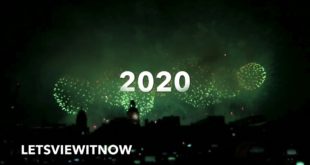 London Eye’s Fireworks Happy New Year 2020 All Smoke, Climate Emergency, Running Out Of Time