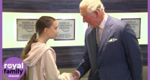 Prince Charles Meets Greta Thunberg to Discuss Climate Change in Davos