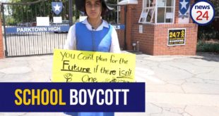 WATCH | Matric student skips school to protest climate change