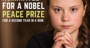 We cannot understand titles saying "Greta Thunberg, perfect candidate for the No...
