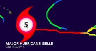 2020 Hypothetical Pacific Hurricane Season Animation