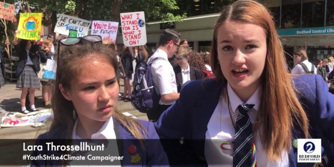 Bedford youth demand action over climate crisis