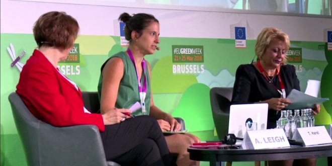 EU Green Week 2018: Closing session in Brussels: Scaling Up Change for the Cities of Tomorrow