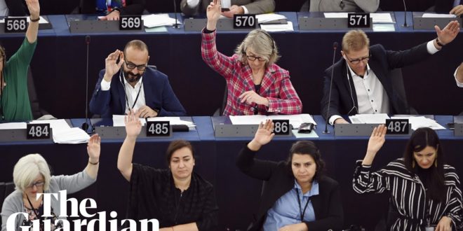 European parliament declares climate emergency: 'do we want to leave our children a world?'