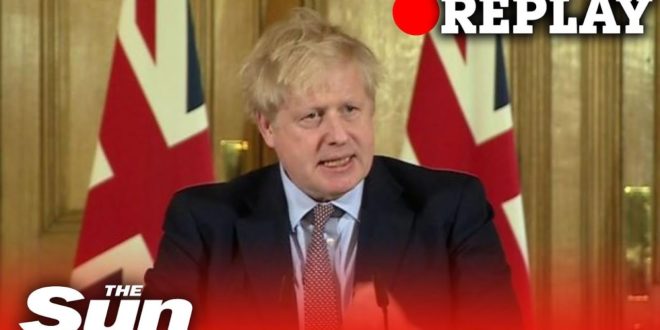 PM Boris Johnson tells 1.4m they must stay home for 12 WEEKS - REPLAY