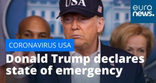 President Donald Trump declares national emergency in U.S. over #coronavirus