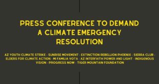 Press Conference to Demand a Climate Emergency Resolution