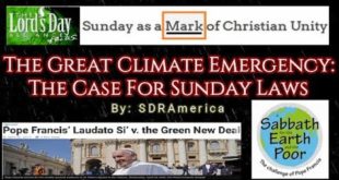 The Great Climate Emergency: The Case For Sunday Laws