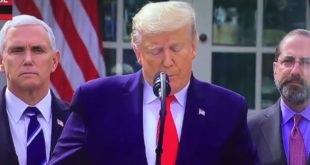 Trump has troubling speaking at national emergency speech