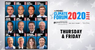 Watch Live: MSNBC’s Climate Forum 2020 (DAY 1) | MSNBC