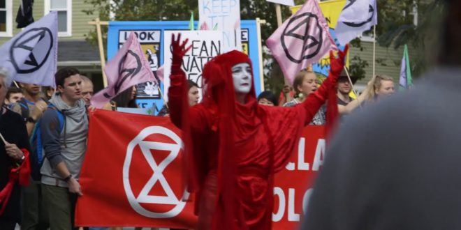 XR Boston: Honk Festival Parade and Die-In for Climate Crisis