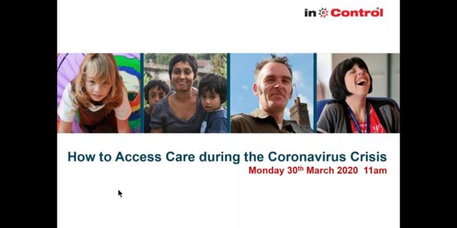 Accessing Care during the Coronavirus Crisis - 30th March 2020admin