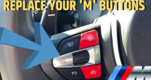 BMW M F80 F81 F82 F83 Steering Wheel Buttons Removal Replacement & Install