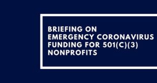 Briefing on Emergency Coronavirus Funding for 501(c)(3) Nonprofits