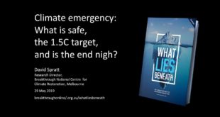 Climate Emergency: Is 1.5º really safe?