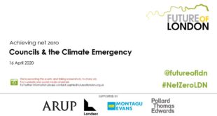 Councils & the Climate Emergency webinar (16 Apr 2020)