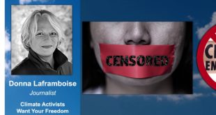 Freedom of Speech! NO Climate Emergency! Donna Laframboise - Climate Activists Want Your Freedom
