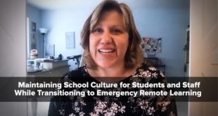 Maintaining School Culture for Students and Staff While Transitioning to Emergency Remote Learning