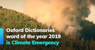 Oxford Dictionaries word of the year 2019 is Climate Emergency