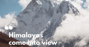 Residents from northern Punjab posted clear photos of the Himalayas from more th...