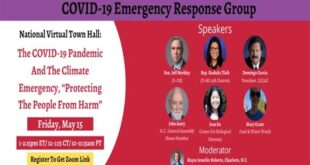 Town Hall on Addressing the COVID-19 & Climate Emergencies