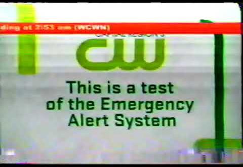 2011 CW Emergency Alert System Weather Test Commercial (Bad Video)