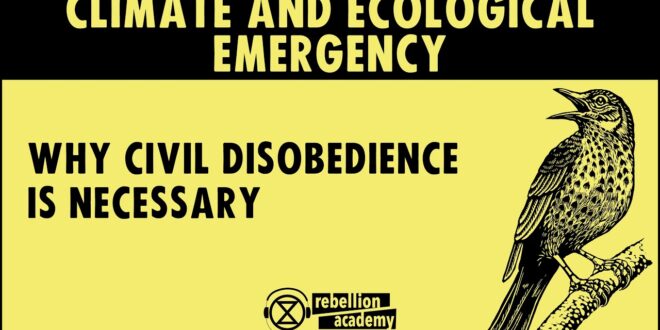 Climate and Ecological Emergency - Why civil disobedience is necessary