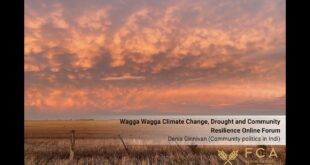 Denis Ginnivan - Wagga Wagga Climate Change, Drought and Community Resilience Forum
