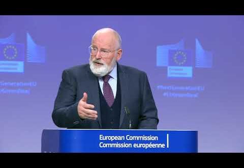 EU pledges to stay away from fossil-fueled project in Covid-19 recovery strategy - Frans Timmermans