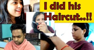 HAIRCUT in LOCKDOWN at Home || Men's Haircut || Arpita Saxena