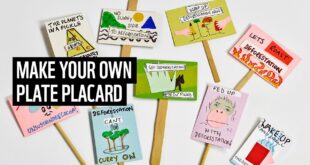 Make your own plate placard | Take deforestation #OffOurPlates | WWF