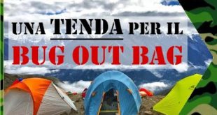 scegliere la tenda per il bug out bag o emergency escape kit