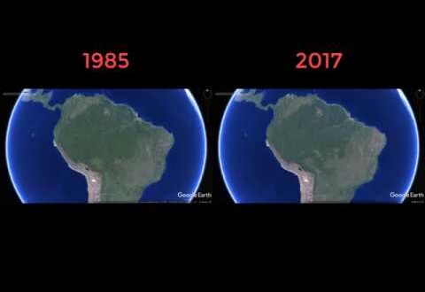 Deforestation of the Amazon rainforest 1985-2017