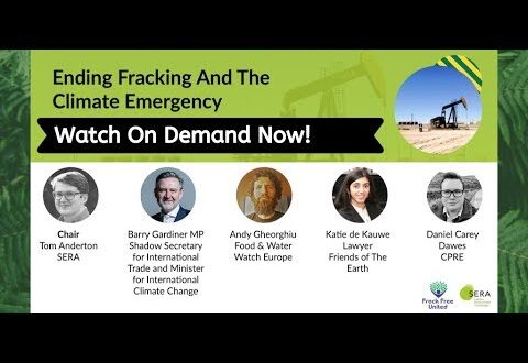 Ending Fracking and the Climate Emergency - SERA Fringe Event #Lab19