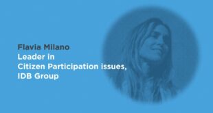 Flavia Milano: “Citizen participation is changing history”