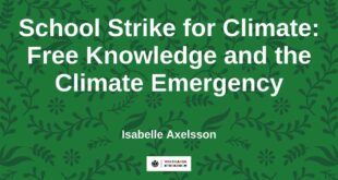School Strike for Climate: Free Knowledge and the Climate Emergency
