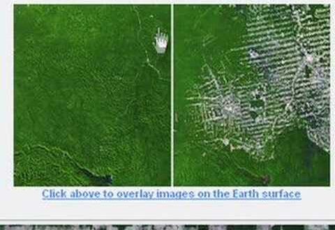 UNEP - Amazon Deforestation in Google Earth