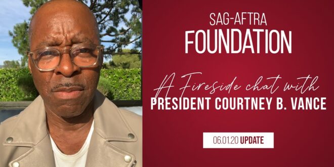 Weekly Fireside Chat 'Drumbeat of Justice' with Foundation President Courtney B. Vance 6/1/20