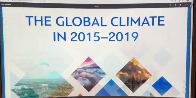 World Meteorological Organization Report: The Global Climate in 2015 - 2019: Part 2 of 2