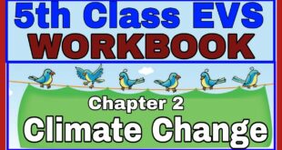 CLIMATE CHANGE 5TH CLASS EVS WORKS BOOK WORKSHEETS