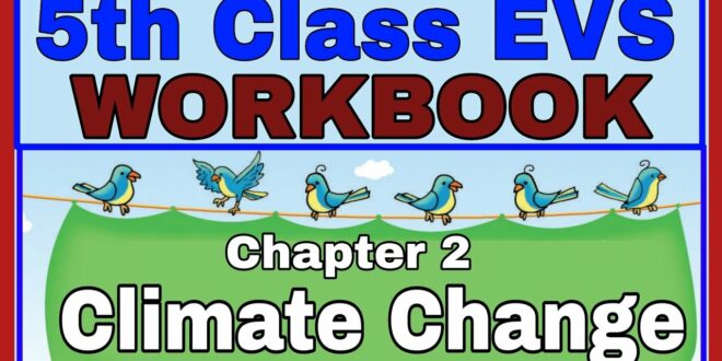 CLIMATE CHANGE 5TH CLASS EVS WORKS BOOK WORKSHEETS