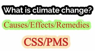 Climate Change and its Impact on Pakistan/Climate change/ Causes/Effects/SolutionsCSS/PMS