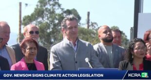 LIVE | Gov. Newsom is signing a sweeping set of climate change legislation