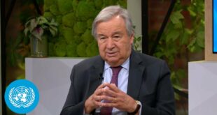 UN Chief: "It's a suicide that climate change has moved out of the priorities for decision makers"